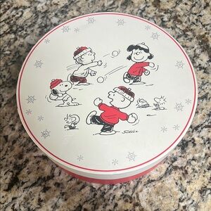 Peanuts dessert plate set collectible